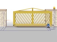 Motor para puertas corredizas 400kg fuerza